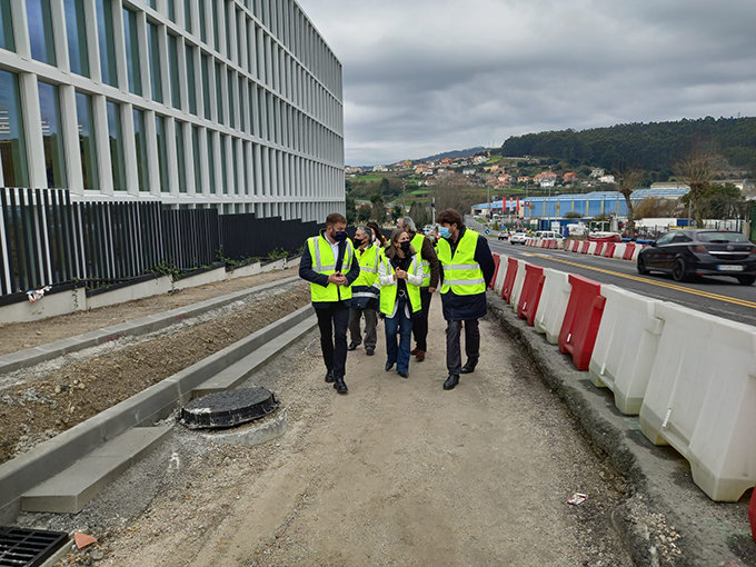 Las obras de la avenida de la Deputación acabarán en mayo 2022