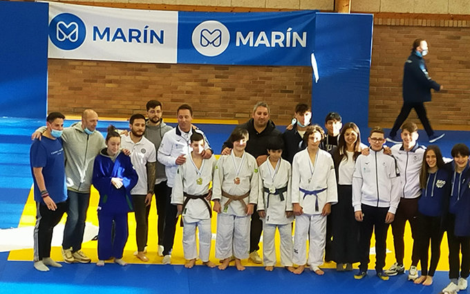Muy buenos resultados en Marín de deportistas del judo club arteixo
