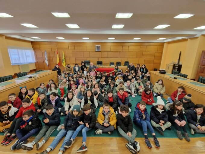 visita CEIP Fogar concello de Carballo