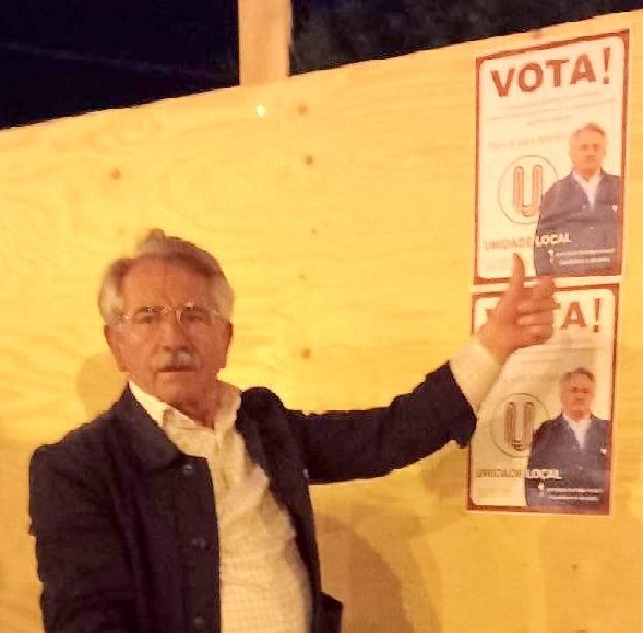 Antonio Patiño inicio de campaña electoral 2023 para Unidade Local Arteixo