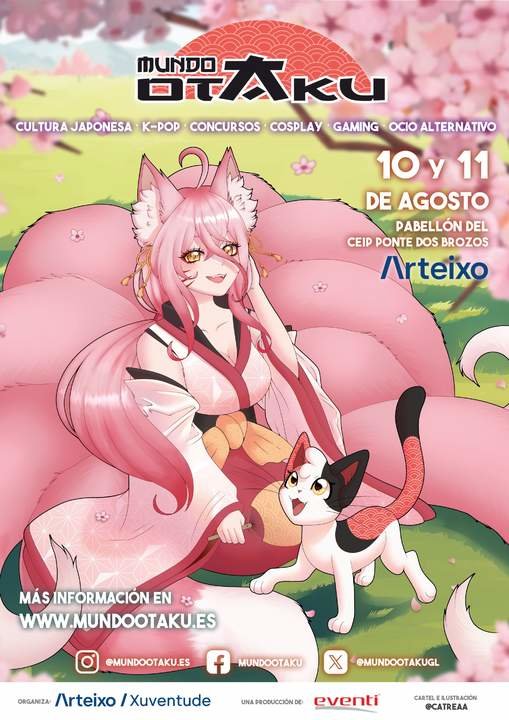 Cartel de la feria "Mundo Otaku".