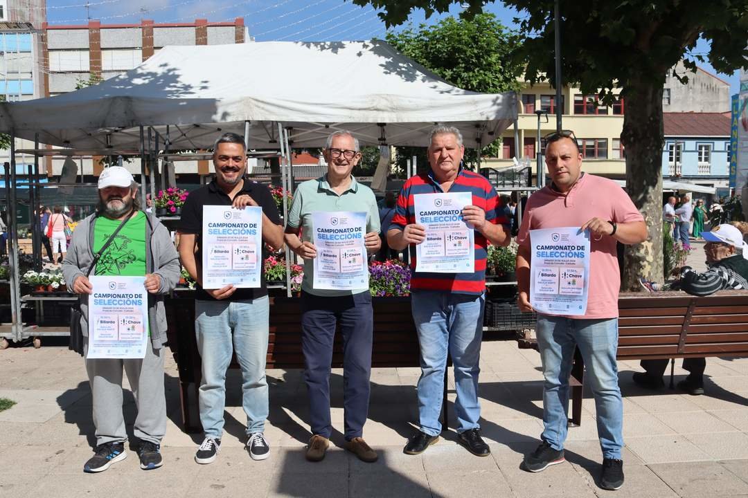 Presentación do Campionato de Seleccións de Billarda e Chave.