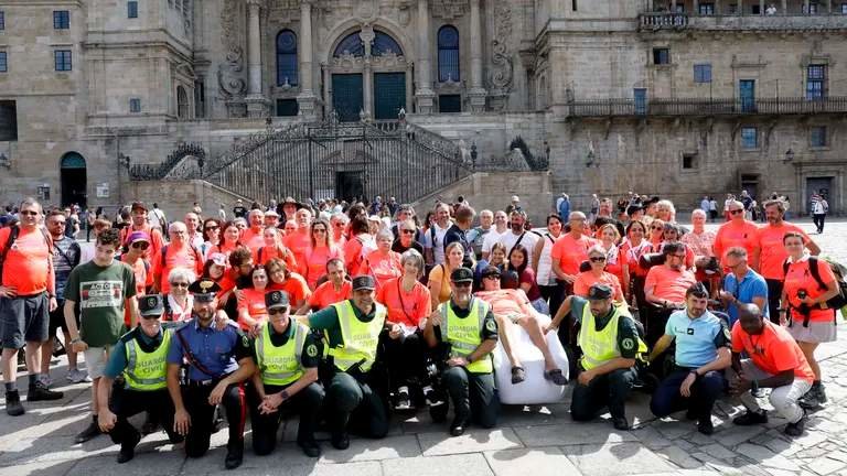 Participantes durante una edición de CompostELA.