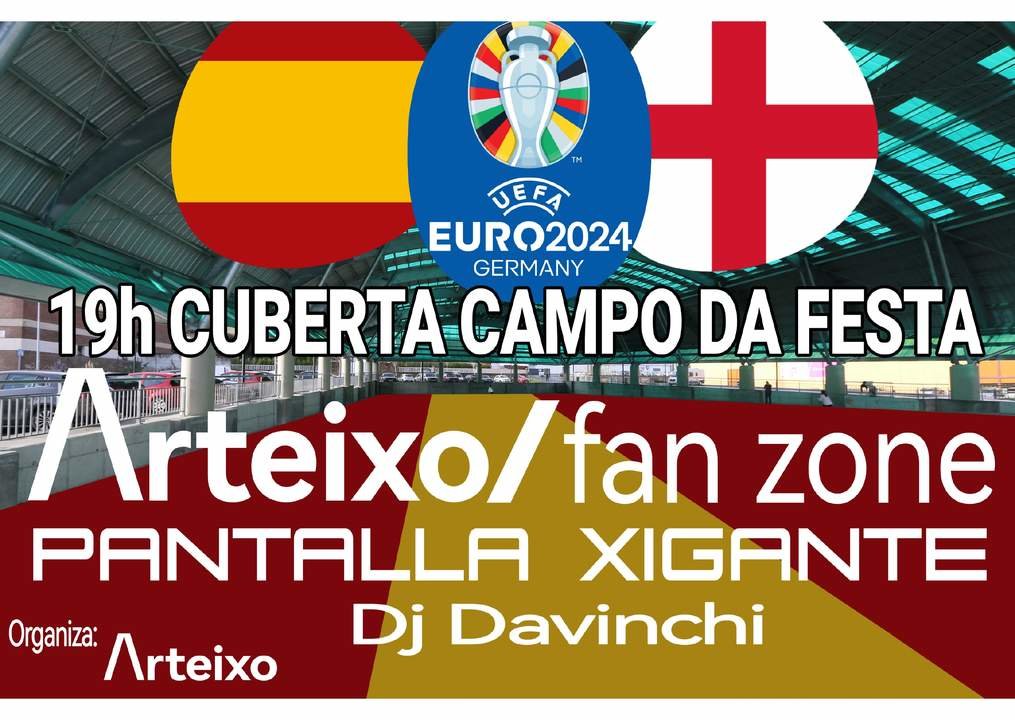 La Final de la Eurocopa se ve en Arteixo.