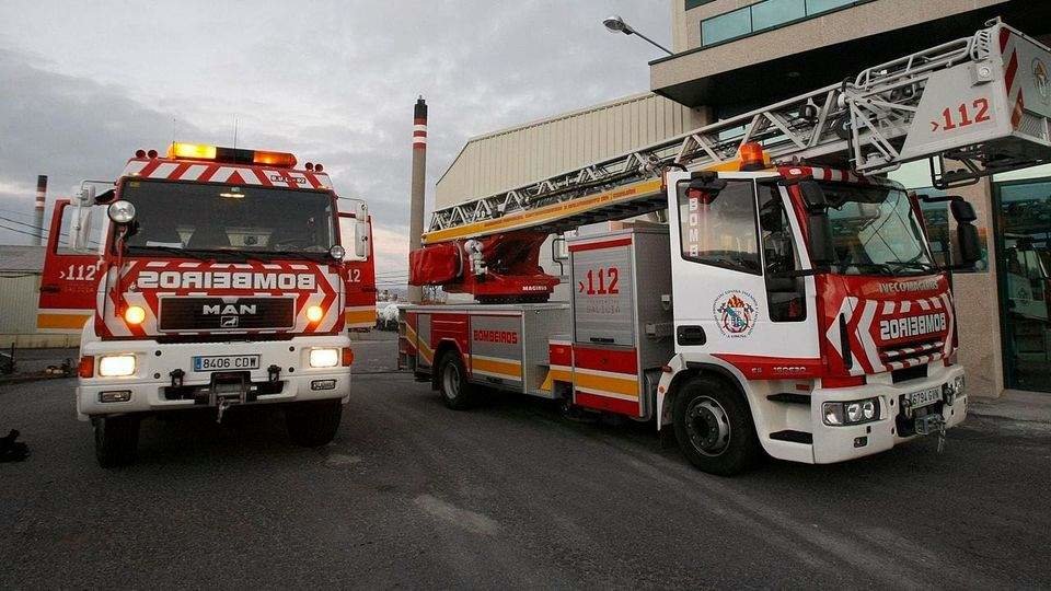 Parque comarcal de bomberos en Arteixo.