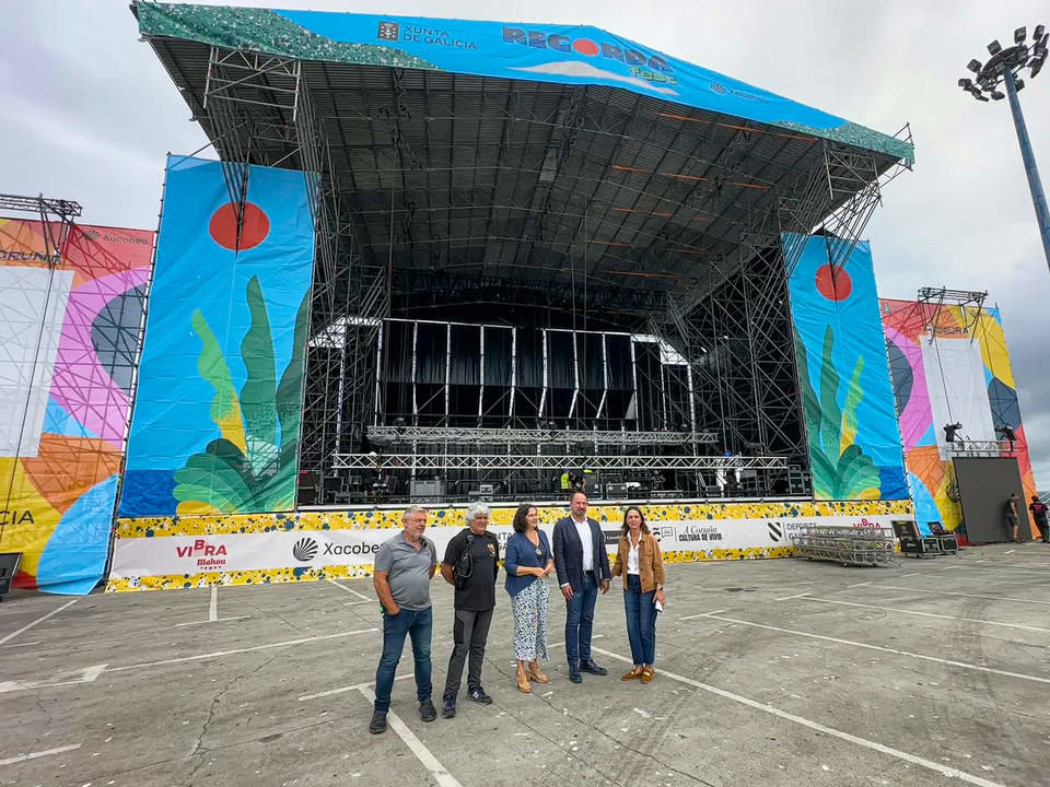 Todo preparado para que arranque la segunda edición del Recorda Fest.