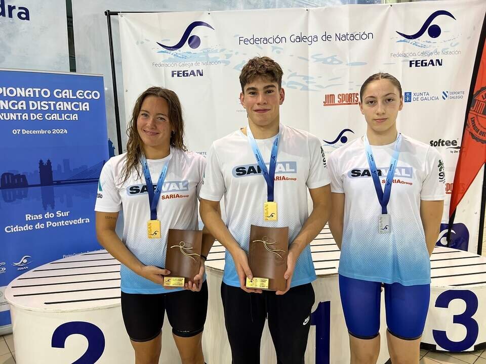 El CN Arteixo, protagonista en el Campeonato Gallego de Larga Distancia de Natación.