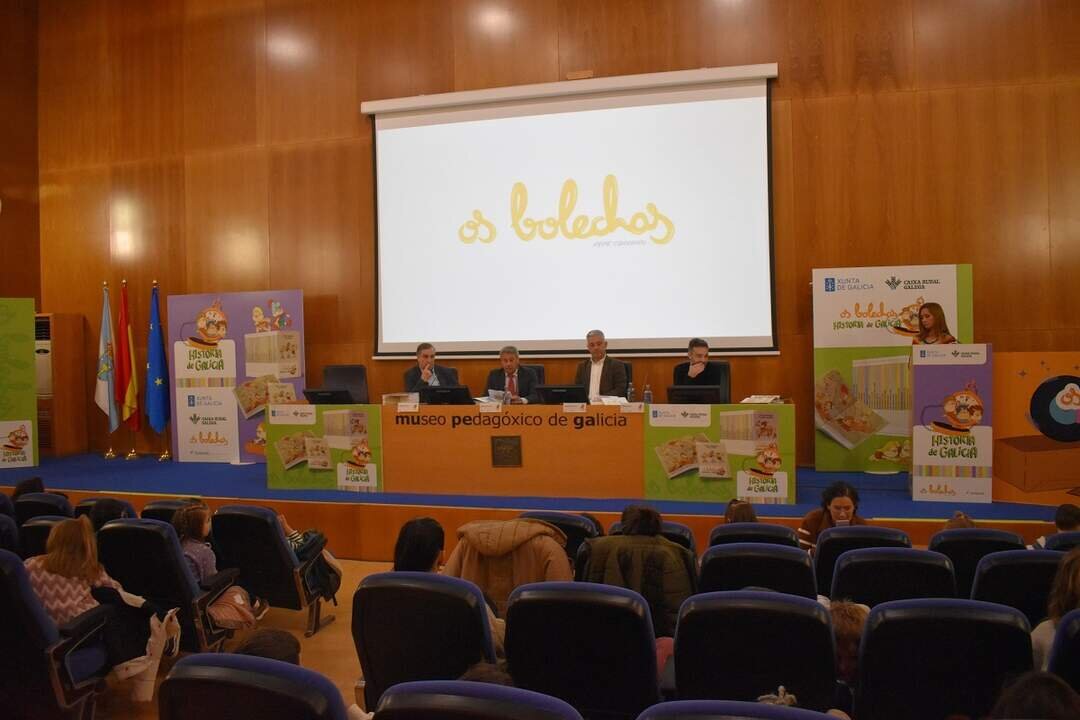 Presentación del proyecto "Os Bolechas. Historia de Galicia”.