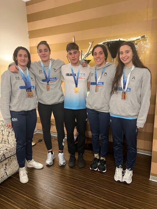 CNA en el Campeonato Gallego Absoluto de Natación.