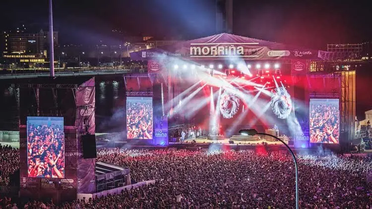 Primer avance de cartel del Morriña Festival 2025.