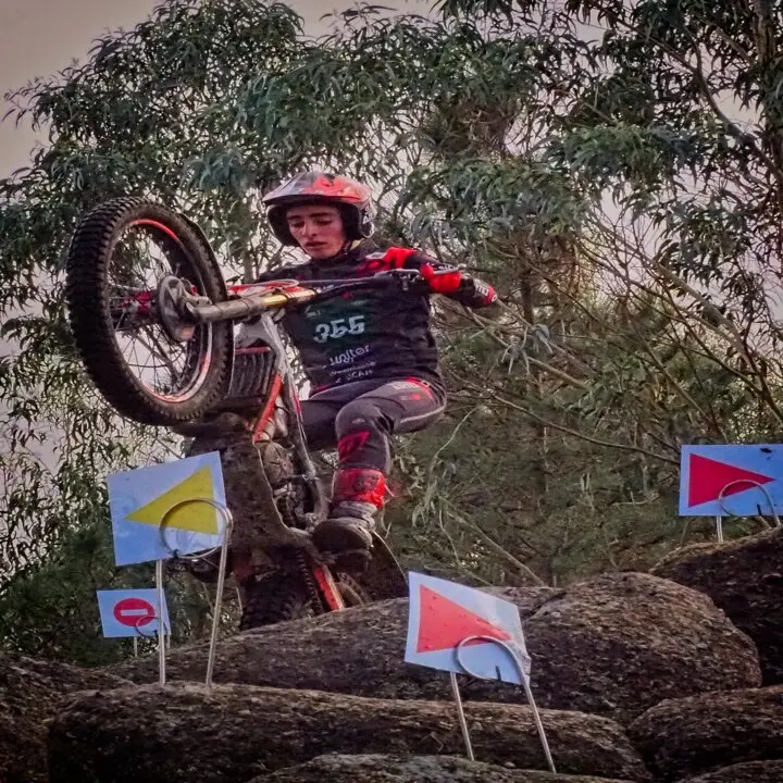 Primera prueba del Campeonato Gallego de Trial en Arteixo.